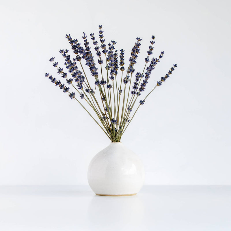 Dried Lavender and Handmade Ceramic Vase