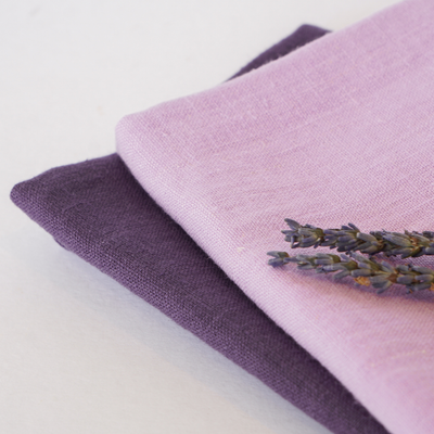 Hunter Lavender Farm 100% linen tea towel